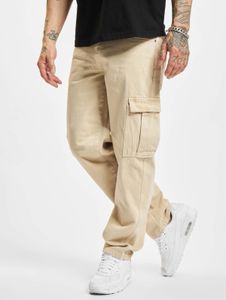Jean homme Comfortable Dangerous DNGRS avec poches zippées, en coton beige