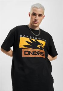 Casual Dangerous DNGRS men's T-shirt with cotton, black