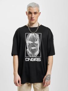 lässiges Dangerous DNGRS Herren T-Shirt Mesh Schwarz