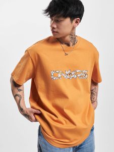 bequemes Dangerous DNGRS Herren T-Shirt Oversize 240 g/m² mit Baumwolle Orange