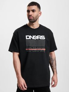 Camiseta deportiva para hombre DNGRS de Sporty Dangerous, 240 g/m², algodón, negra.