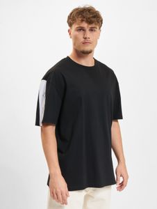 Camiseta de manga corta para hombre Modern Dangerous DNGRS, 180 g/m², algodón, color negro/blanco.