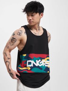 Camiseta cómoda para hombre Dangerous DNGRS de algodón, color negro.