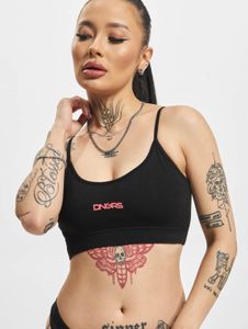 moderner Dangerous DNGRS Damen BH Stretch mit Baumwolle Schwarz