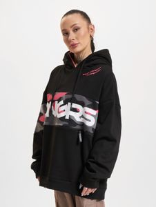 lässiger Dangerous DNGRS Damen Hoodie Oversize mit Baumwolle Schwarz