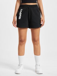 Pantalones cortos ligeros Dangerous DNGRS para mujer con bolsillos, algodón de 280 g/m², color negro.