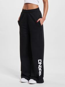 Pantalones casuales Dangerous DNGRS para mujer, de algodón, negro/blanco