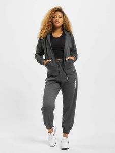 lässiges Dangerous DNGRS Damen Sweatshirt Kordelzug Kapuze mit Baumwolle Grau