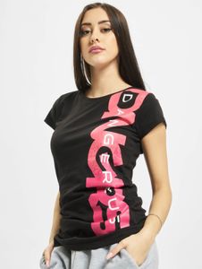 T-shirt femme Modern Dangerous DNGRS noir/rose