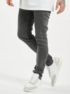 Comfortable Denim Project men's skinny fit stretch jeans with zip and cotton, grey