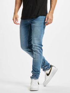 Comfortable Denim Project men's skinny fit stretch jeans with cotton, blue