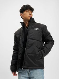 schlichte Denim Project Herren Jacke Reißverschluss Taschen Schwarz
