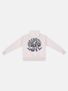 moderner Dropsize Herren Hoodie Oversize mit Baumwolle Grau
