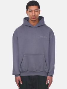 lässiger Dropsize Herren Hoodie mit Baumwolle Grau