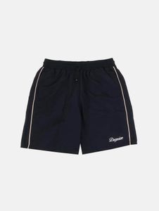 sommerliche Dropsize Herren Shorts Taschen mit Baumwolle Schwarz