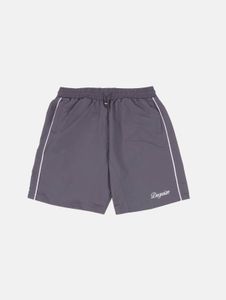 bequeme Dropsize Herren Shorts Taschen mit Baumwolle Grau