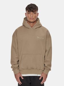 Sudadera informal de manga larga para hombre, confeccionada en algodón, color beige.