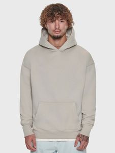 Sudadera moderna de manga larga para hombre, 360 g/m², algodón, beige.