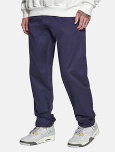 Pantalones vaqueros casuales de corte holgado para hombre, color azul marino