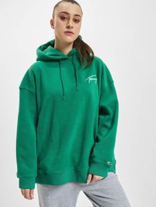 Sweat à capuche Tommy Jeans pour femme, confortable et vert