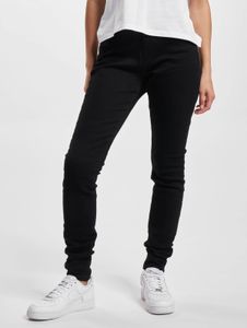 Jean stretch confortable Tommy Jeans pour femme, en coton noir, avec poches zippées
