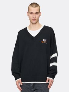 Sweat-shirt décontracté NIKE pour homme, noir