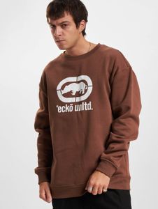 Sweat-shirt en polaire douce Ecko Unltd. pour homme, en coton marron