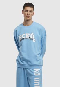 Comoda felpa da uomo Ecko Unltd. con polsini a coste, in cotone, blu