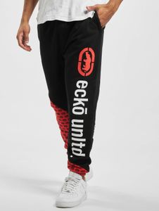 Jean Ecko Unltd. pour homme, coupe décontractée, cordon de serrage, coton, noir