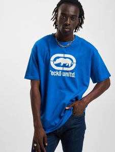 sportliches Ecko Unltd. Herren T-Shirt Oversize 180 g/m² mit Baumwolle Blau