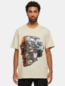 bequemes Forgotten Faces Herren T-Shirt Oversize mit Baumwolle Beige