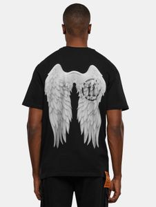 T-shirt da uomo oversize in cotone di Forgotten Faces, nera, modello Casual.