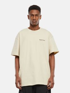 Camiseta deportiva extragrande para hombre de Forgotten Faces, 240 g/m², algodón, beige.