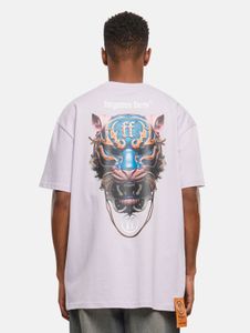 modernes Forgotten Faces Herren T-Shirt Oversize 240 g/m² mit Baumwolle Violett