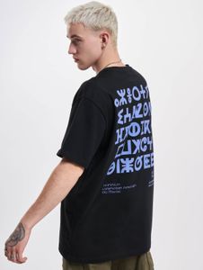 sportliches Gomorrha Du Maroc Herren T-Shirt 240 g/m² mit Baumwolle Schwarz