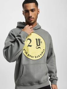 moderner 2Y Studios Herren Hoodie Oversize mit Baumwolle Grau