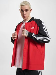 funktionale adidas Herren Jacke Stretch Taschen Fleece Rot