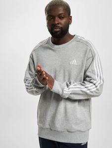 Sudadera informal de punto acanalado para hombre de adidas, color gris.