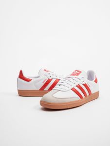 Zapatillas deportivas Adidas para mujer, malla beige/roja