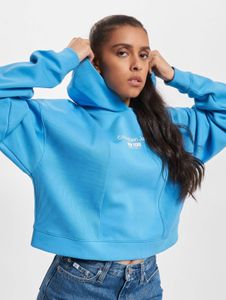 lässiger Calvin Klein Damen Hoodie Stretch mit Baumwolle Blau