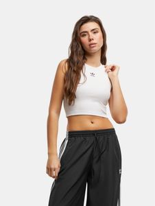 Modern adidas women's T-shirt, stretch, zip-up, hooded, white