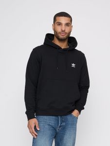 Sweat à capuche adidas pour homme, doux, avec cordon de serrage, en coton noir.