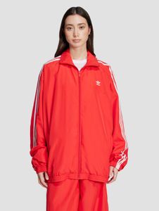 Functional adidas women's jacket, red