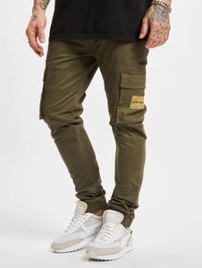 Pantalones vaqueros elásticos de algodón para hombre de Casual Denim Project, color verde.