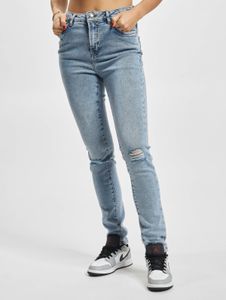 Jeans ajustados de mezclilla para mujer de Casual Denim Project, color azul.