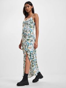 Vestido ligero de mujer Just Rhyse con cremallera, 114 g/m², blanco/multicolor