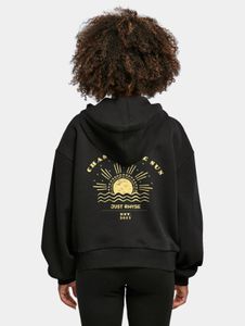 Sweat à capuche confortable Just Rhyse pour femme, avec cordon de serrage, 300 g/m², noir