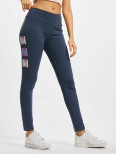 Pantalones elásticos casuales para mujer de Just Rhyse, color azul.