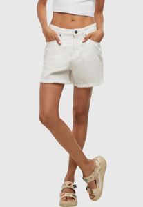 leichte Just Rhyse Damen Shorts Denim mit Baumwolle Weiß