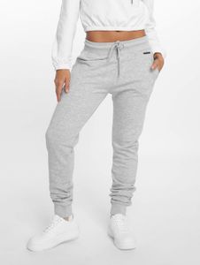 Pantalones versátiles para mujer Just Rhyse con bolsillos, de algodón, color gris.